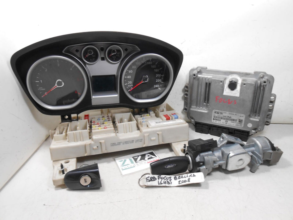 Kit Chiave ECU Ford Focus II Res 1.6 TDCI 80kw G8DB 2009 8M51-12A650-XE