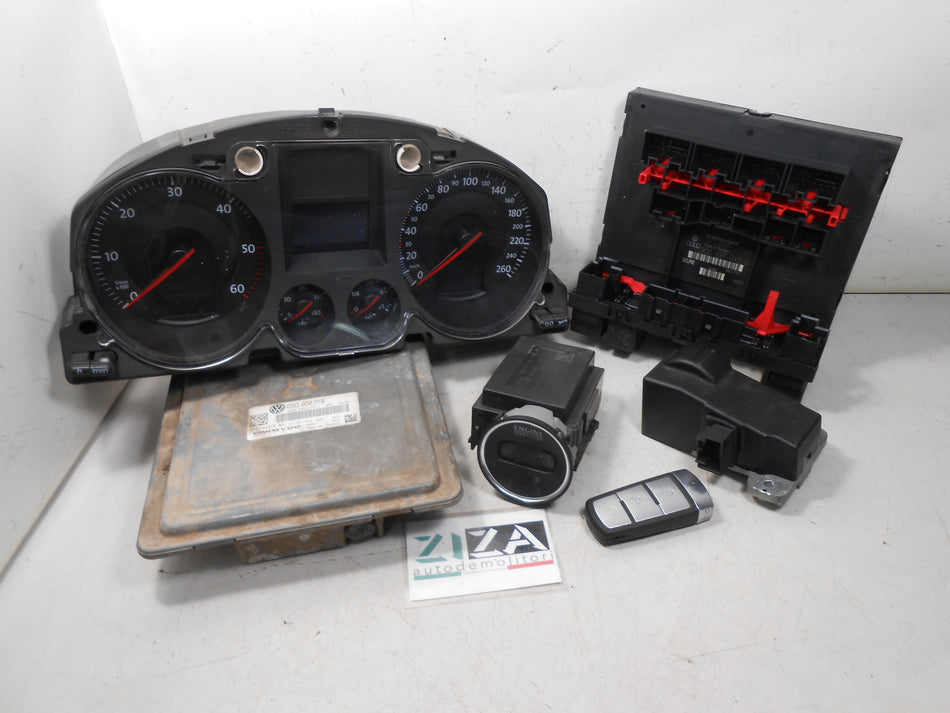 Kit Chiave ECU VW Passat 3C 2.0 TDI 103kw 140cv BKP 2005 03G906018