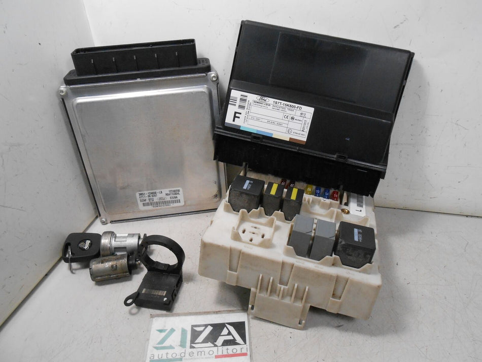 Kit Chiave ECU Ford Focus I Res 1.8 74kw 101cv FFDA 2004 3M51-12A650-LB