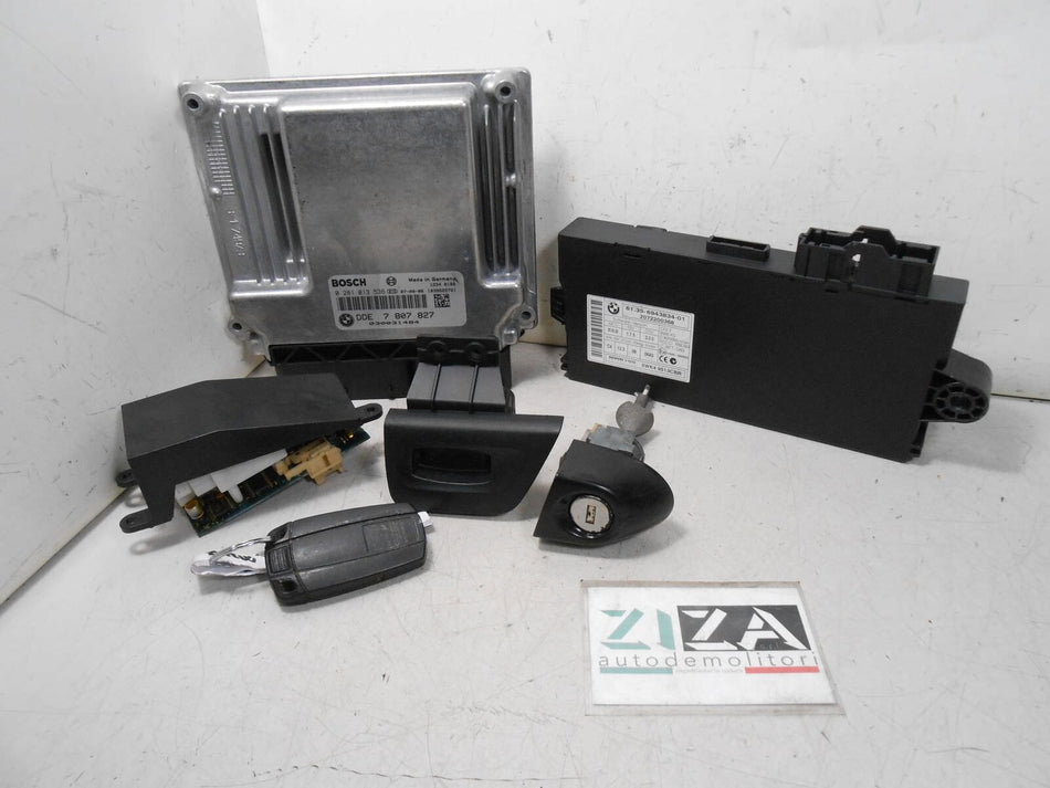 Kit Chiave ECU BMW E87 120D 2.0 130kw 177cv N47D20A 2007 0281013536