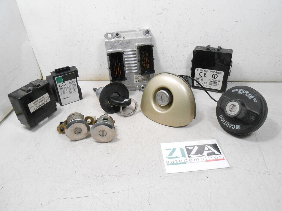 Kit Chiave ECU Opel Agila A MY'04 1.0 44kw 60cv Z10XEP 2004 0261207723