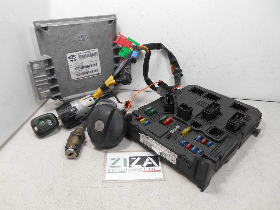 Kit Chiave ECU Citroen C3 I 1.1 44kw 60cv HFX 2003 IAW48P2.72 9647714780