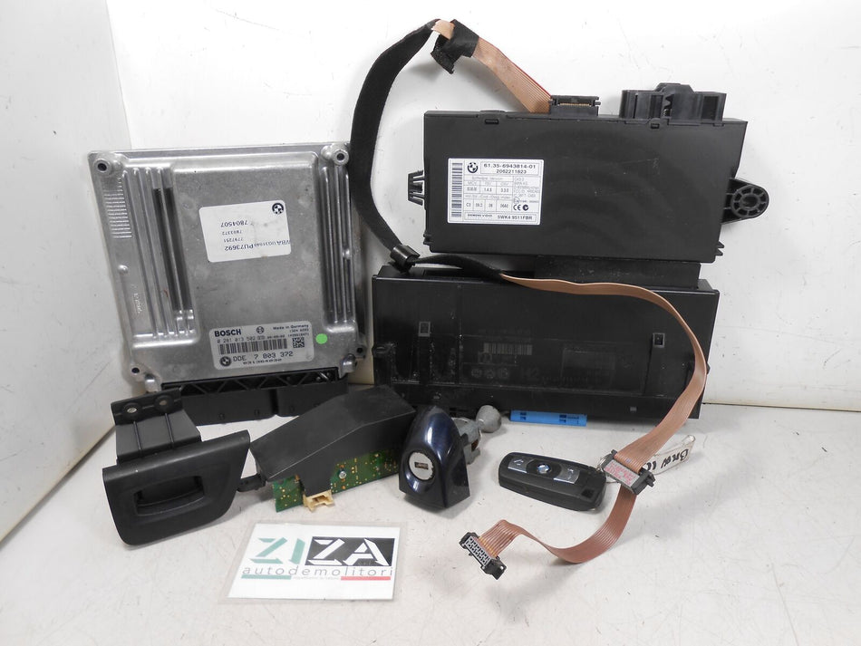 Kit Chiave ECU BMW E87 118D 2.0 90kw 204D4 2006 0281013502 7803372