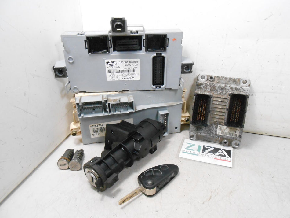 Kit Chiave ECU Alfa 147 I 1.6 TS 77kw 105cv AR37203 2002 0261206714