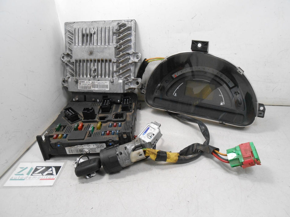 Kit Chiave ECU Citroen C3 I 1.4 HDI 50kw 68cv 8HX 2004 5WS40110C-T