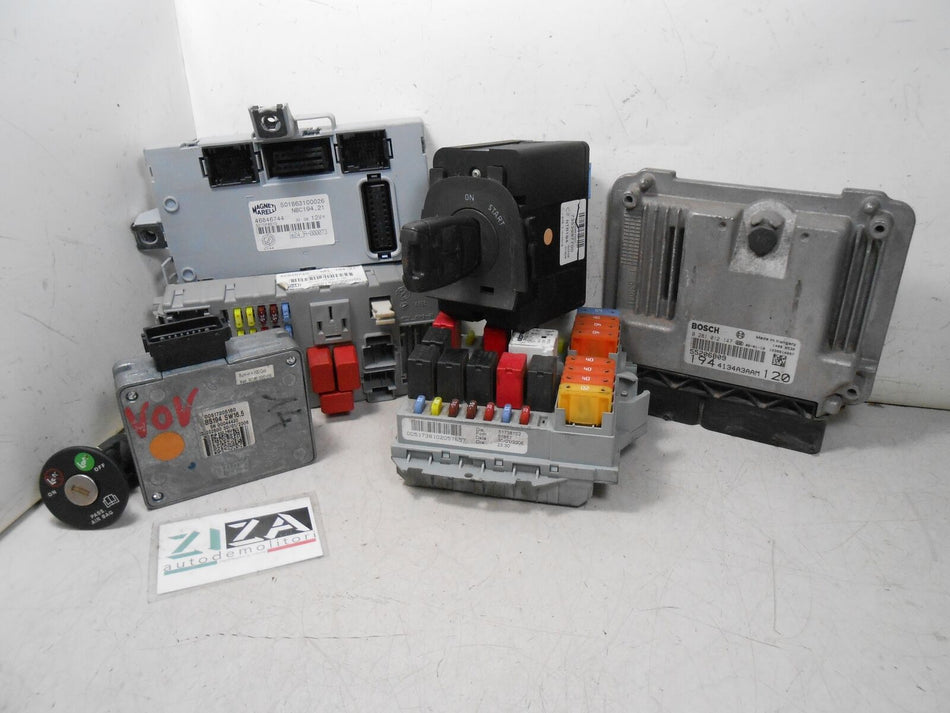 Kit Chiave ECU Fiat Croma 1.9 120cv 939A1000 2007 0281012147 55206809