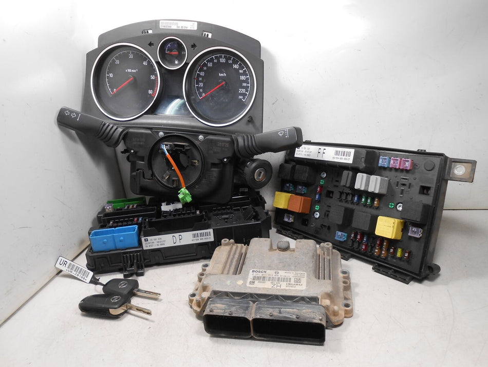 Kit Chiave ECU Opel Astra H 1.7 74kw 101cv Z17DTH 2004 0281011943