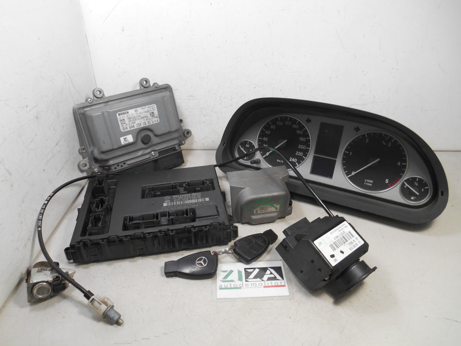Kit Chiave ECU Mercedes W245 B200 2.0 140cv 640941 2006 A6401501891