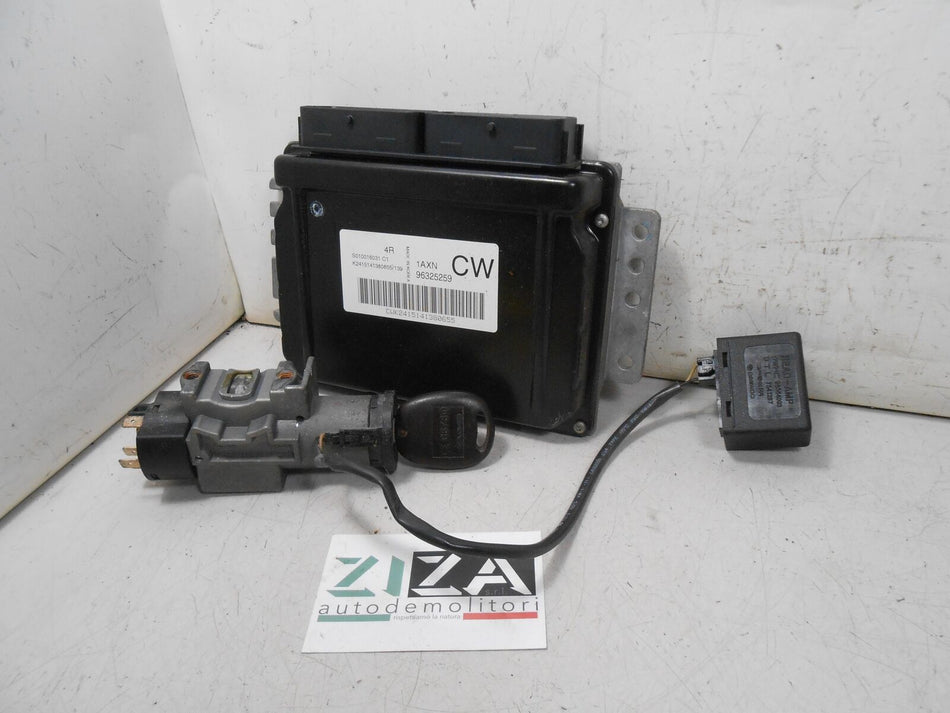 Kit Chiave ECU Daewoo Matiz 1.0 46,5kw B10S 2004 96325259