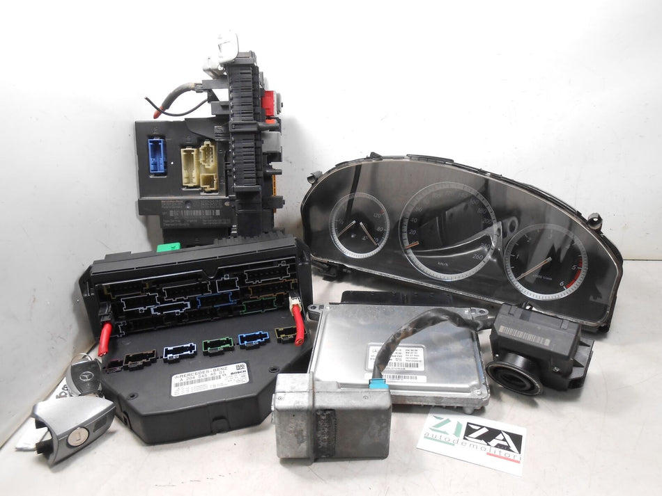 Kit Chiave ECU Mercedes W204 C220 2.2 170cv 646811 2008 A6461501972