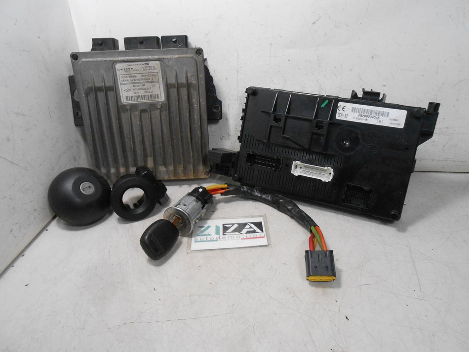 Kit Chiave ECU Renault Clio II 1.5 DCI 60kw 82cv K9KB7 2003 8200212348,