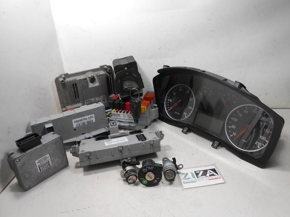 Kit Chiave ECU Fiat Croma 1.9 120CV 939A1000 2007 0281012961