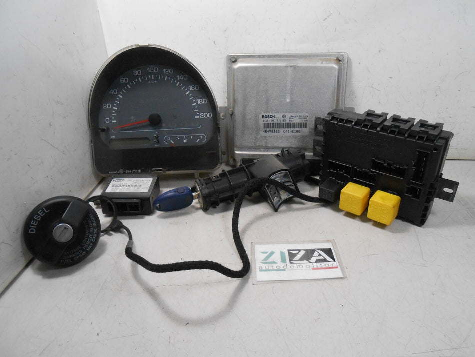 Kit Chiave ECU Fiat Multipla I 1.9 JTD 77kw 182B4000 2000 46479993 0281001879