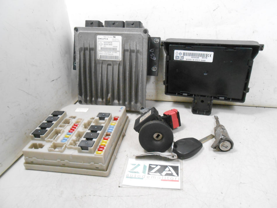 Kit Chiave ECU Renault Clio III 1.5 63kw 85cv K9KT7 2007 8200399038
