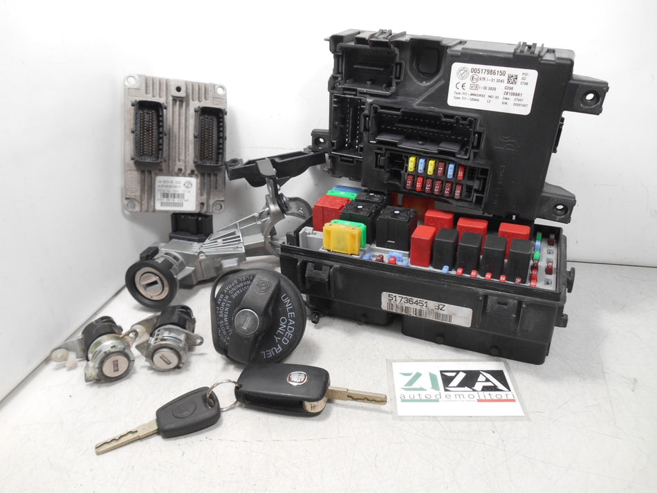 Kit Chiave ECU Fiat Grande Punto 1.4 8V 57kw 77cv 3P 2007 51827440