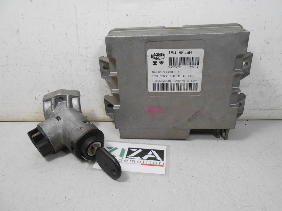 Kit Chiave ECU Fiat Panda 1.0 Benzina 156A2246 1993