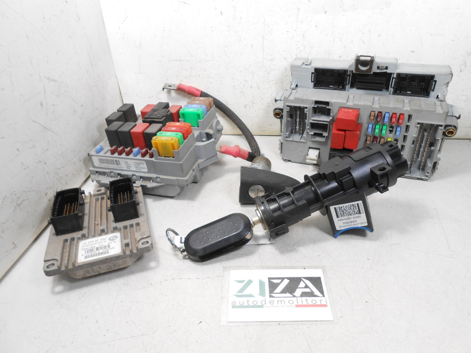 Kit Chiave ECU Lancia Ypsilon 843 Rest. 1.2 8V 69cv 169A4000 2010 51891835