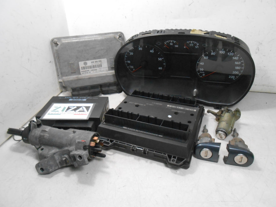 Kit Chiave ECU VW Polo 9N 1.2 12V 47kw 64cv AZQ 2002 03E906033L