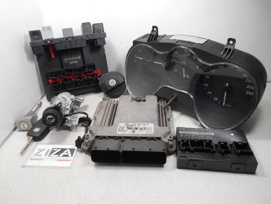 Kit Chiave ECU Seat Altea 2.0 140cv BKD 2006 03G906016FM 0281011903