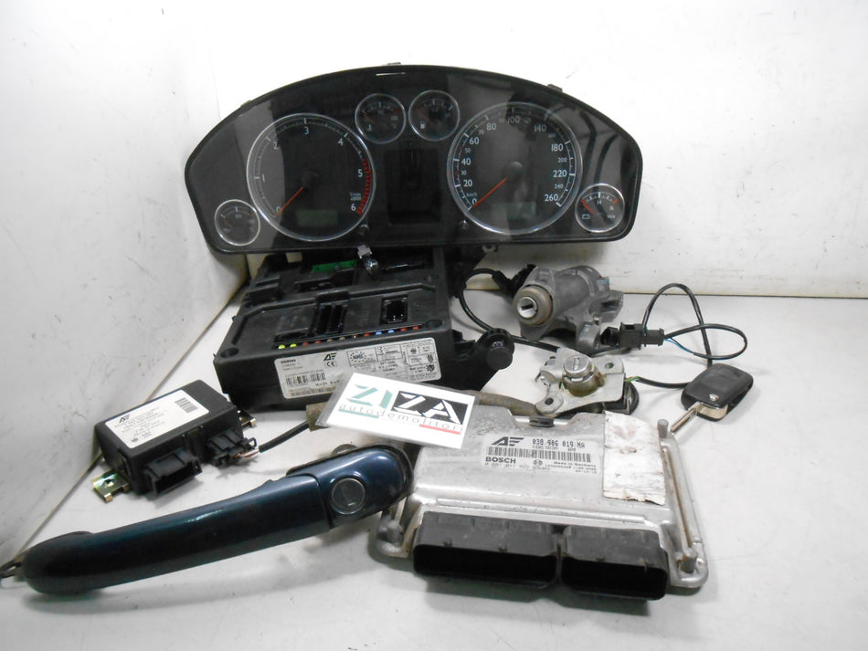 Kit Chiave ECU Seat Alhambra 1.9 TDI 96kw 130cv ASZ 2005 038906019NA