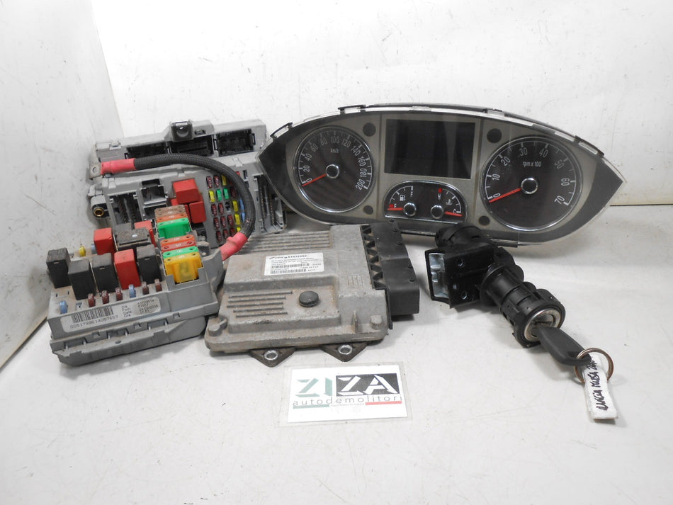 Kit Chiave ECU Lancia Musa II 1.3 Mjet 90cv 199A3000 2009 51832292