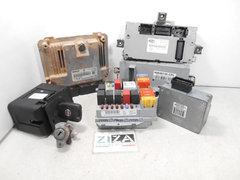 Kit Chiave ECU Fiat Croma 1.9 Mjet 150cv 939A2000 2009 0281012963 51812902