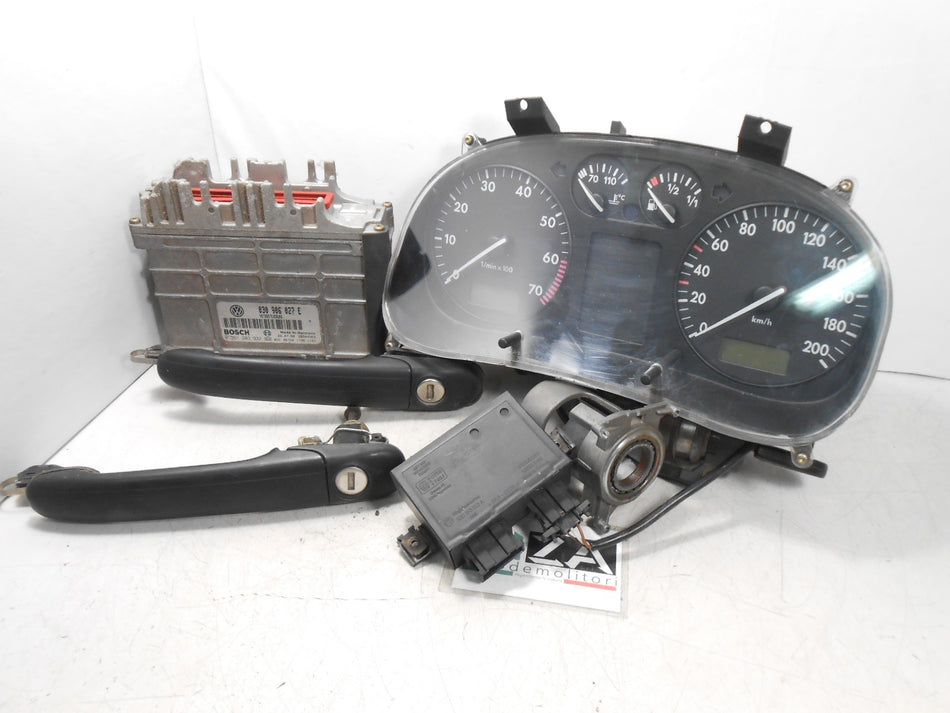 Kit Chiave ECU VW Polo 6N 1.0 37kw 50cv AER 1998 030906027E 6H0953257A
