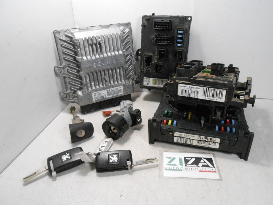 Kit Chiave ECU Peugeot 407 2.0 HDi 100kw 136cv RHR 2005 5WS40264C-T