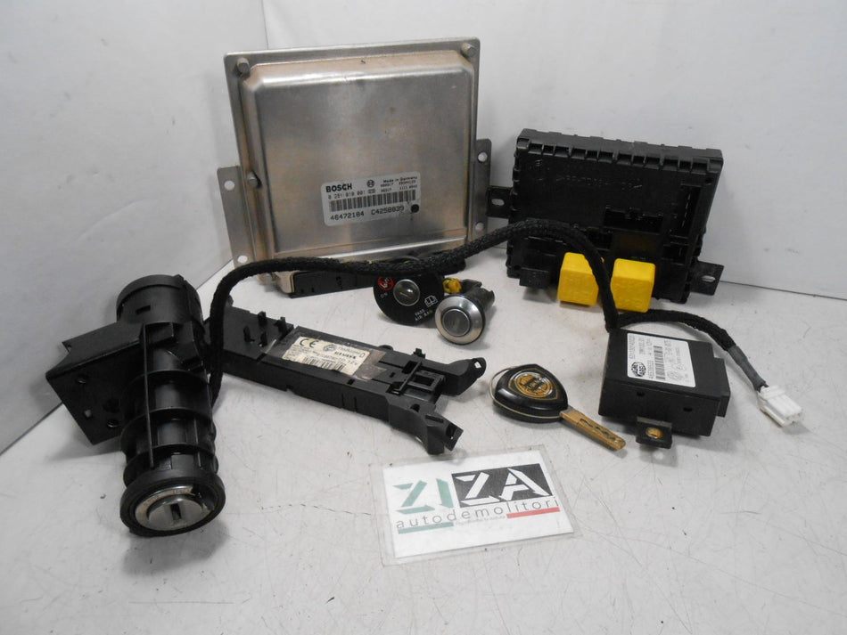Kit Chiave ECU Lancia Lybra 2.4 JTD 98,5 kw 839A5000 2000 46472184