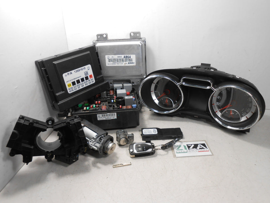 Kit Chiave ECU Opel Adam 1.4 64kw B14XER 2015 12669322 13433294