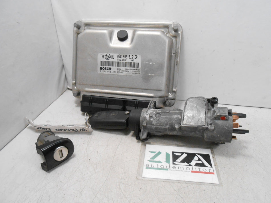 Kit Chiave ECU VW Passat 3BG 1.9 TDI 130cv AVF 2002 038906019EP