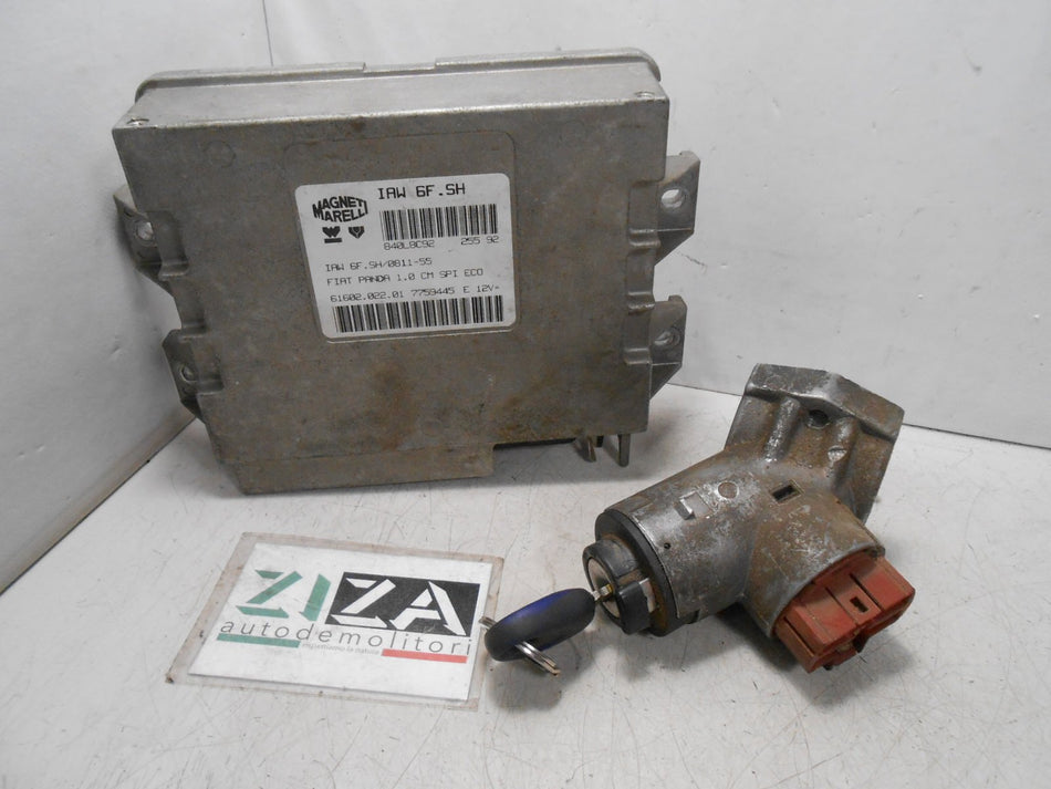 Kit Chiave ECU Fiat Panda 1.0 33kw 156A2.246 1993 IAW6F.SH 7759445