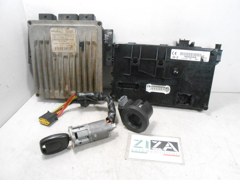 Kit Chiave ECU Renault Clio II Res 1.5 DCI 48kw 65cv K9KA7 2002 8200212351
