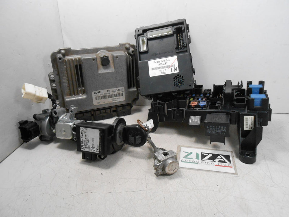 Kit Chiave ECU Suzuki Grand Vitara II 1.9 95kw 129cv F9Q 2006 0281012569 8200518648