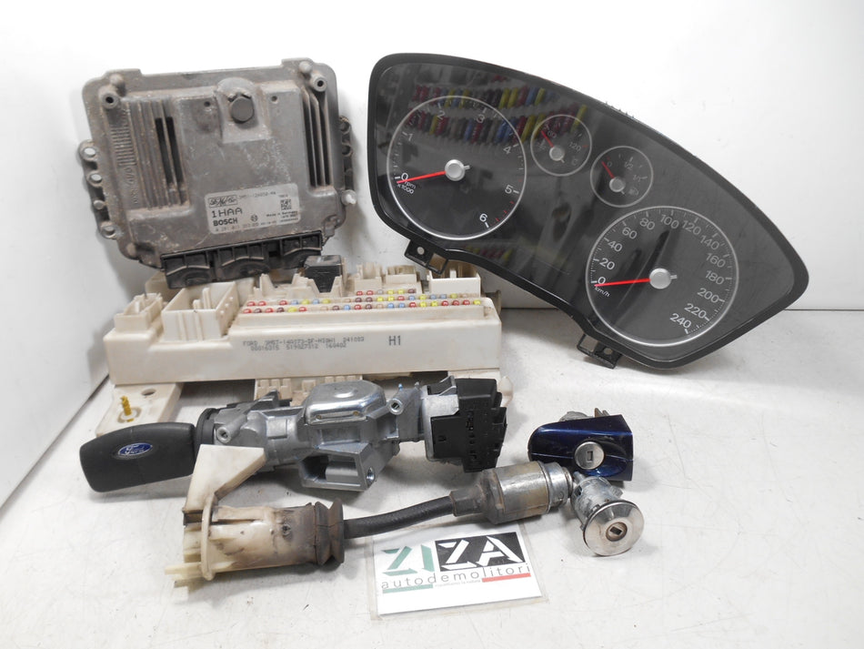 Kit Chiave ECU Ford Focus C-Max Ghia 1.6 80kw G8DA 2004 3M51-12A650-MA