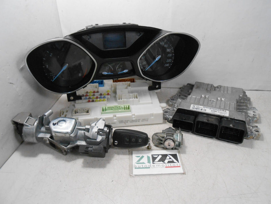 Kit Chiave ECU Ford Focus III 1.6 TDCI 70kw T3DA 2013 BV61-12A650-AXM