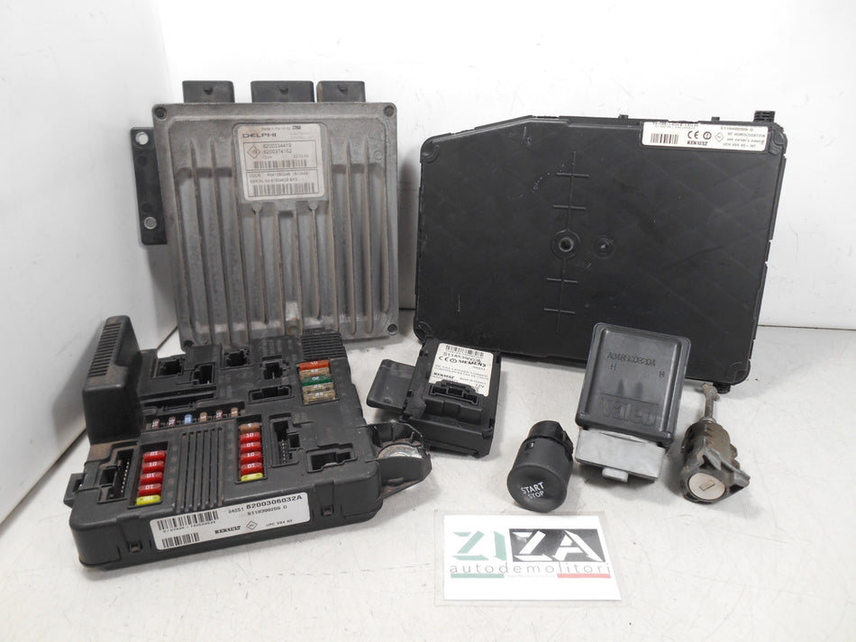Kit Chiave ECU Renault Scenic II 1.5 DCI 74kw K9KF728 2004 8200334419