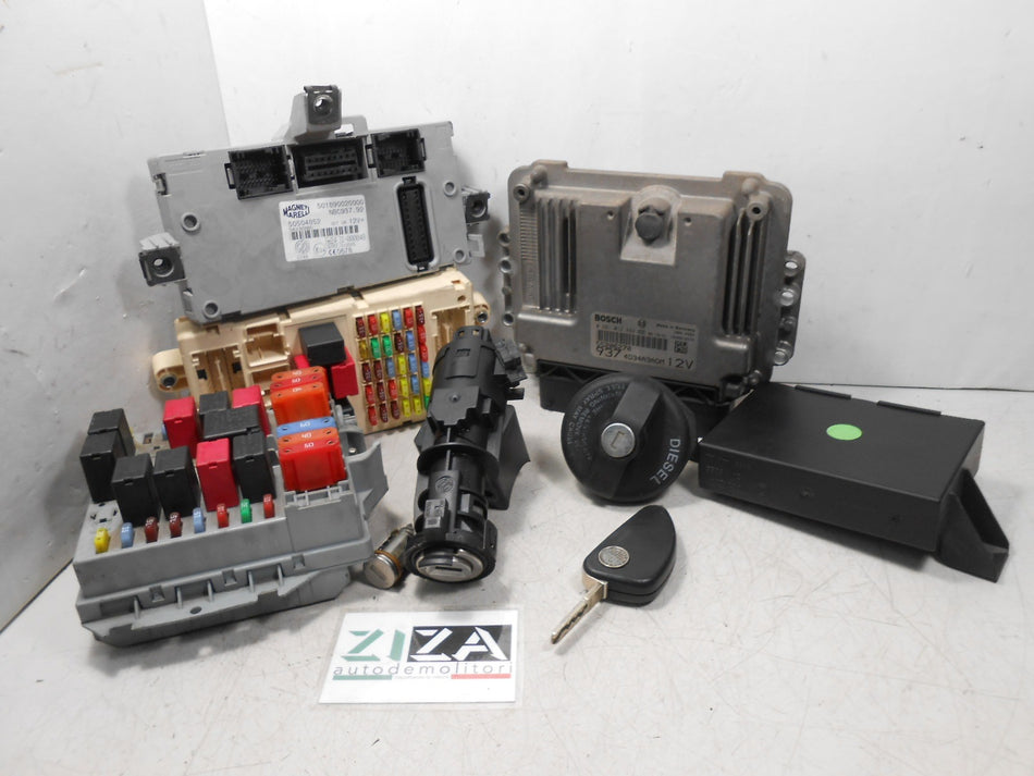 Kit Chiave ECU Alfa 147 serie 3 1.9 JTDm 120cv 937A3000 2007 55206270