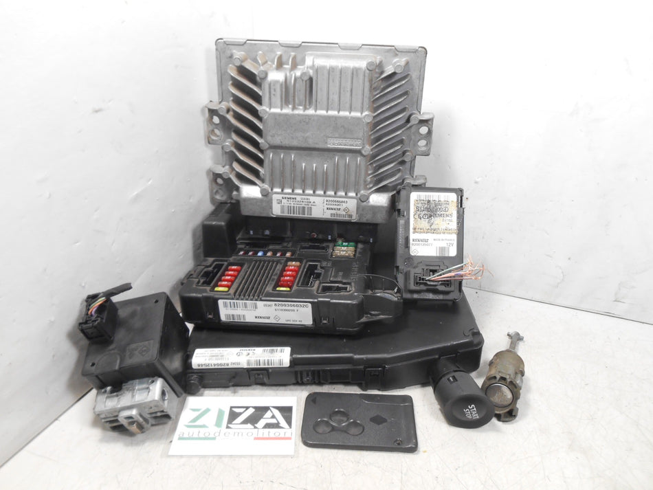 Kit Chiave ECU Renault Megane II SW Rest. 1.5 106cv K9KP7 2006 8200565863