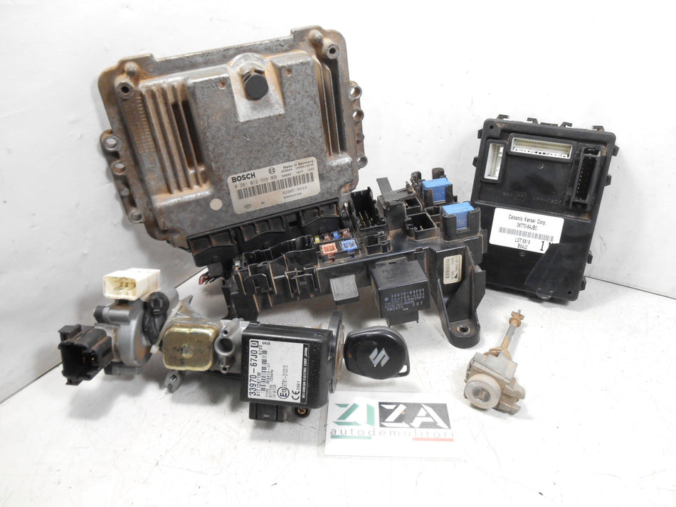 Kit Chiave ECU Suzuki Grand Vitara II 1.9 95kw F9Q 2006 0281012569 8200518648