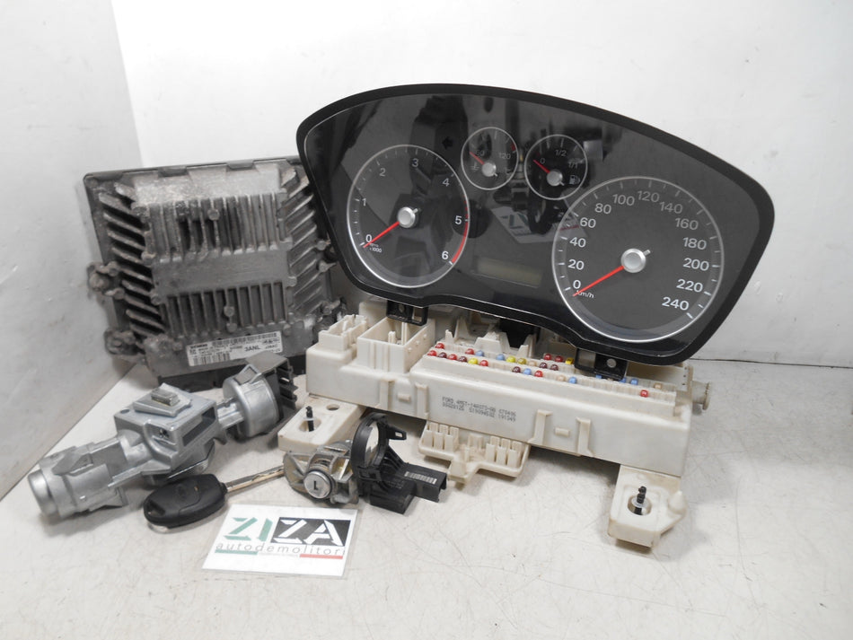 Kit Chiave ECU Ford Focus II 1.8 TDCI 85kw KKDA 2006 4M51-12A650-JL 5WS40303K-T