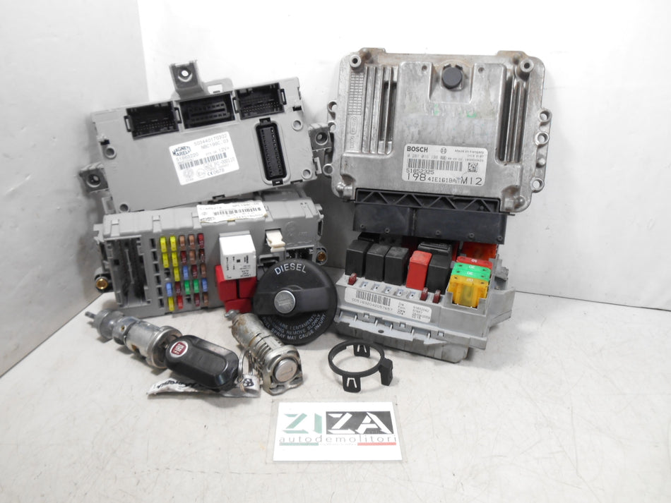 Kit Chiave ECU Fiat Bravo 198 1.6 120cv 198A2000 2009 51852325 0281016198