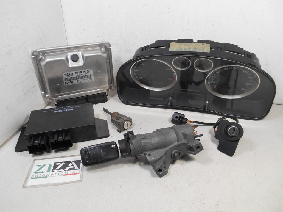 Kit Chiave ECU VW Passat 3BG SW 1.9 TDI 130cv AVF 2002 038906019GQ 0281010941
