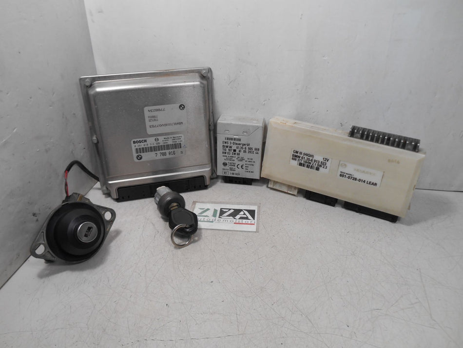 Kit Chiave ECU BMW E39 530D 3.0 142kw 306D1 2001 7788016 61.35-6913523