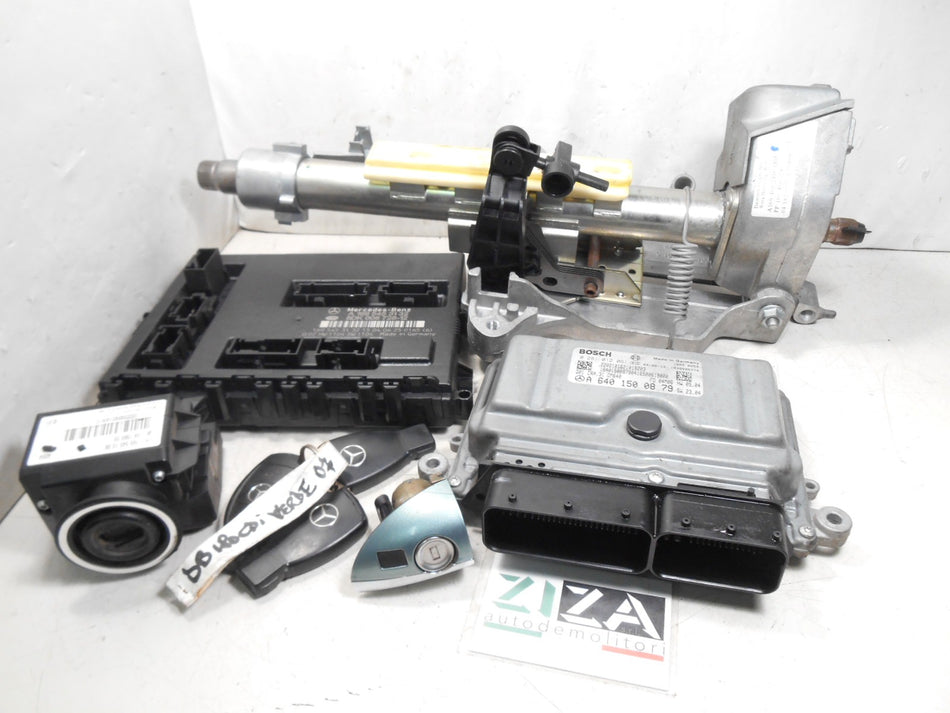Kit Chiave ECU Mercedes W169 A200 2.0 CDI 103kw 140cv 640941 2005 A6401500879