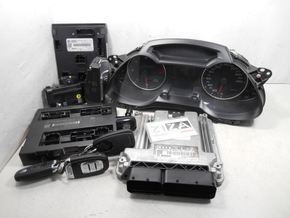 Kit Chiave ECU Audi A4 Avant B8 2.0 143cv CAG 2008 03L906022JM