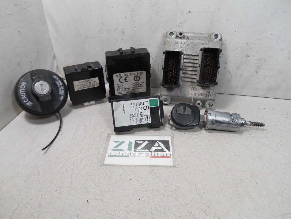 Kit Chiave ECU Opel Agila A 1.2 55kw 75cv Z12XE 2003 0261207964 55350550