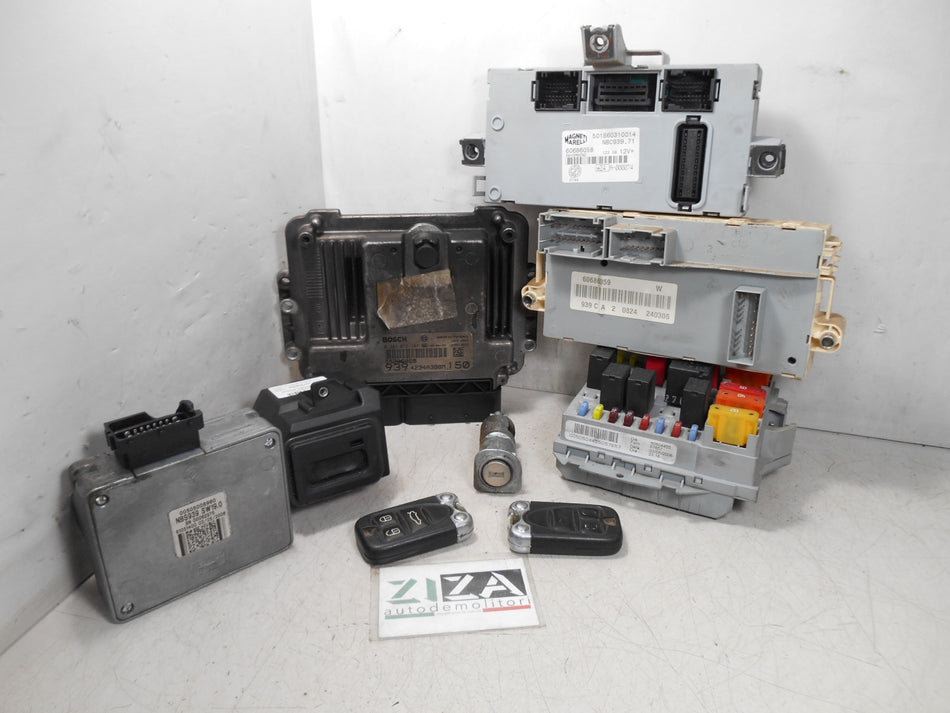 Kit Chiave ECU Alfa 159 1.9 JTDm 110kw 150cv 939A2000 2006 55205068 60686058