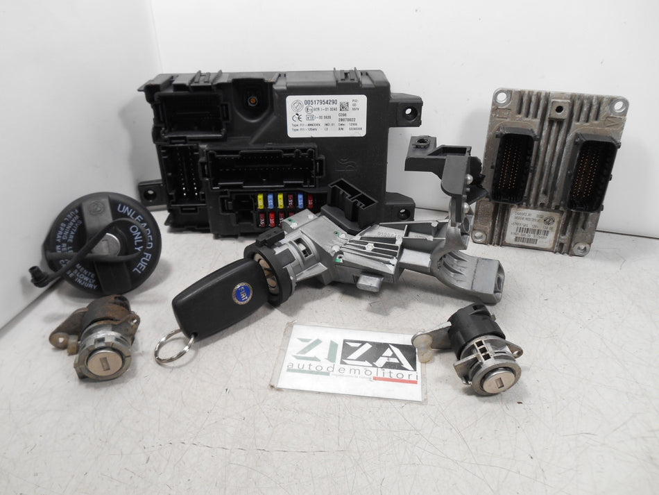 Kit Chiave ECU Fiat Grande Punto 1.2 48kw 65cv 2006 51784956 IAW5SF3M1