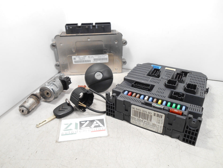 Kit Chiave ECU Citroen C3 I Res 1.1 44kw 60cv HFX 2008 9664127180